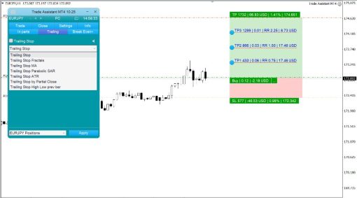 tradeassistantmt4screen3347preview OnShoppie Trade Assistant EA MT4