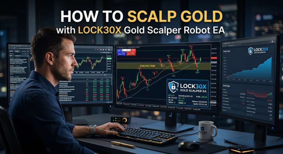 How to Scalp Gold With LOCK30X Gold Scalper Robot EA